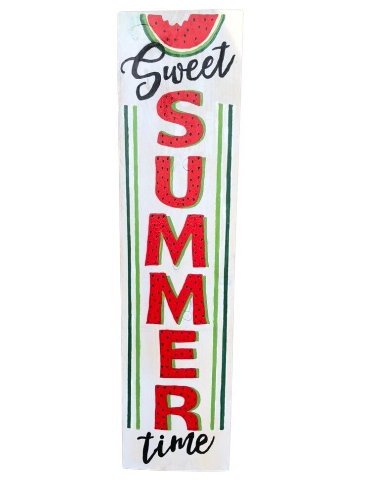 Summertime Watermelon Porch Sign