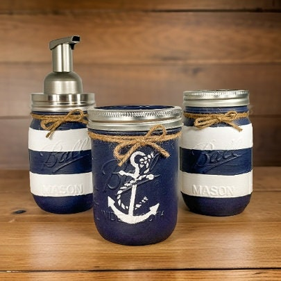 Mason Jar Bathroom Decor