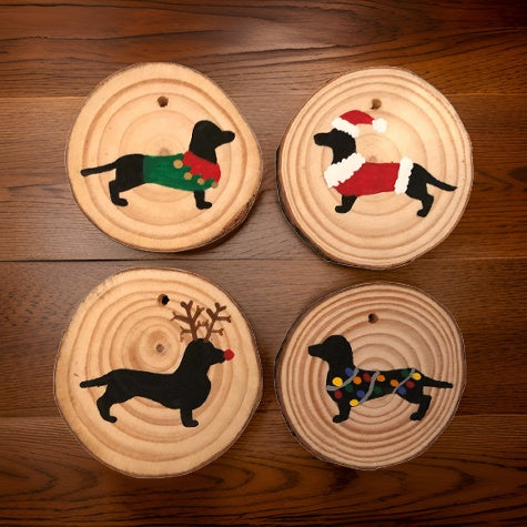 Dachshund Christmas Ornaments