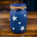 American Flag Mason Jars