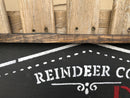 Christmas Sleigh Ride Reindeer Sign / Farmhouse Christmas Sign / Christmas Decor