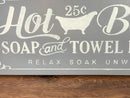 Farmhouse Bathroom Sign / Bath Sign / Bathroom Sign / Bathroom Decor