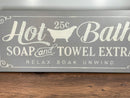 Farmhouse Bathroom Sign / Bath Sign / Bathroom Sign / Bathroom Decor