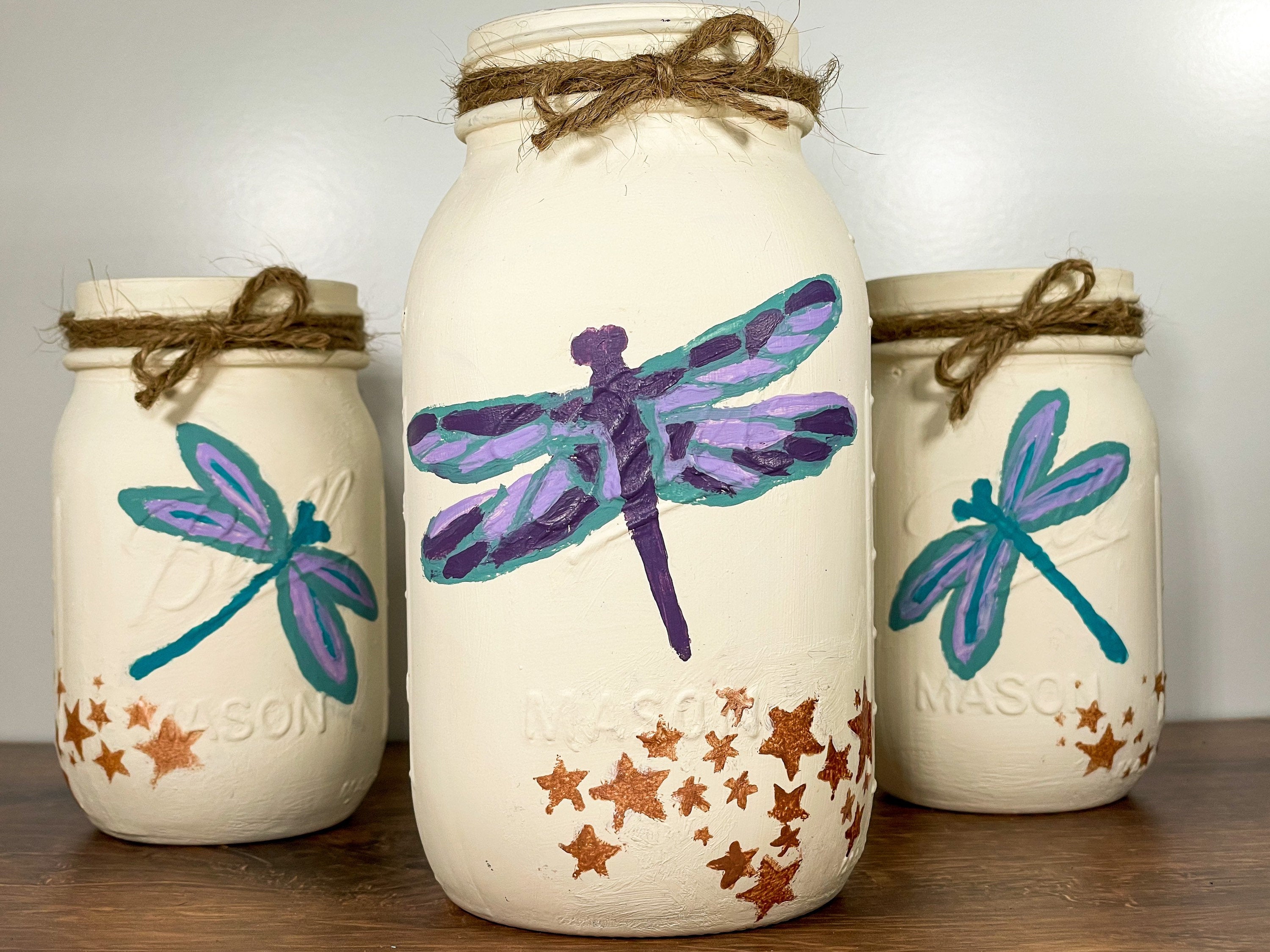 Dragonfly Mason Jars