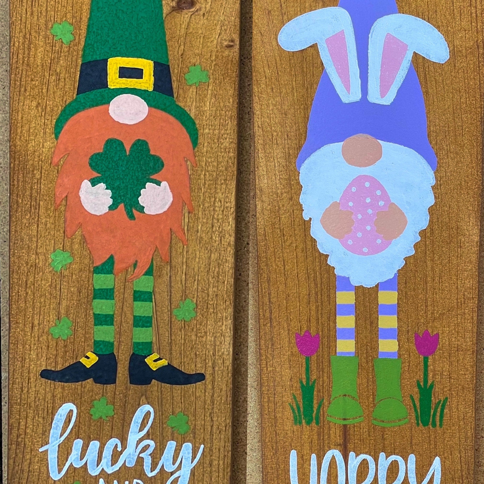 Gnome Porch Signs / Gnome Wall Signs / Gnome Holiday Signs