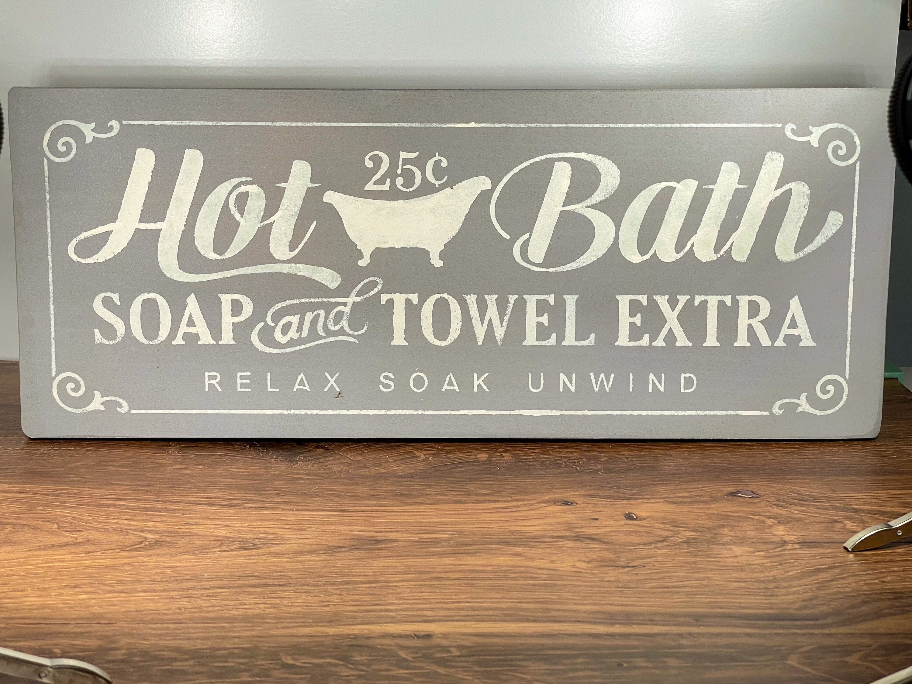 Farmhouse Bathroom Sign / Bath Sign / Bathroom Sign / Bathroom Decor