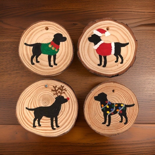 Christmas Labrador Retriever Dog Ornaments