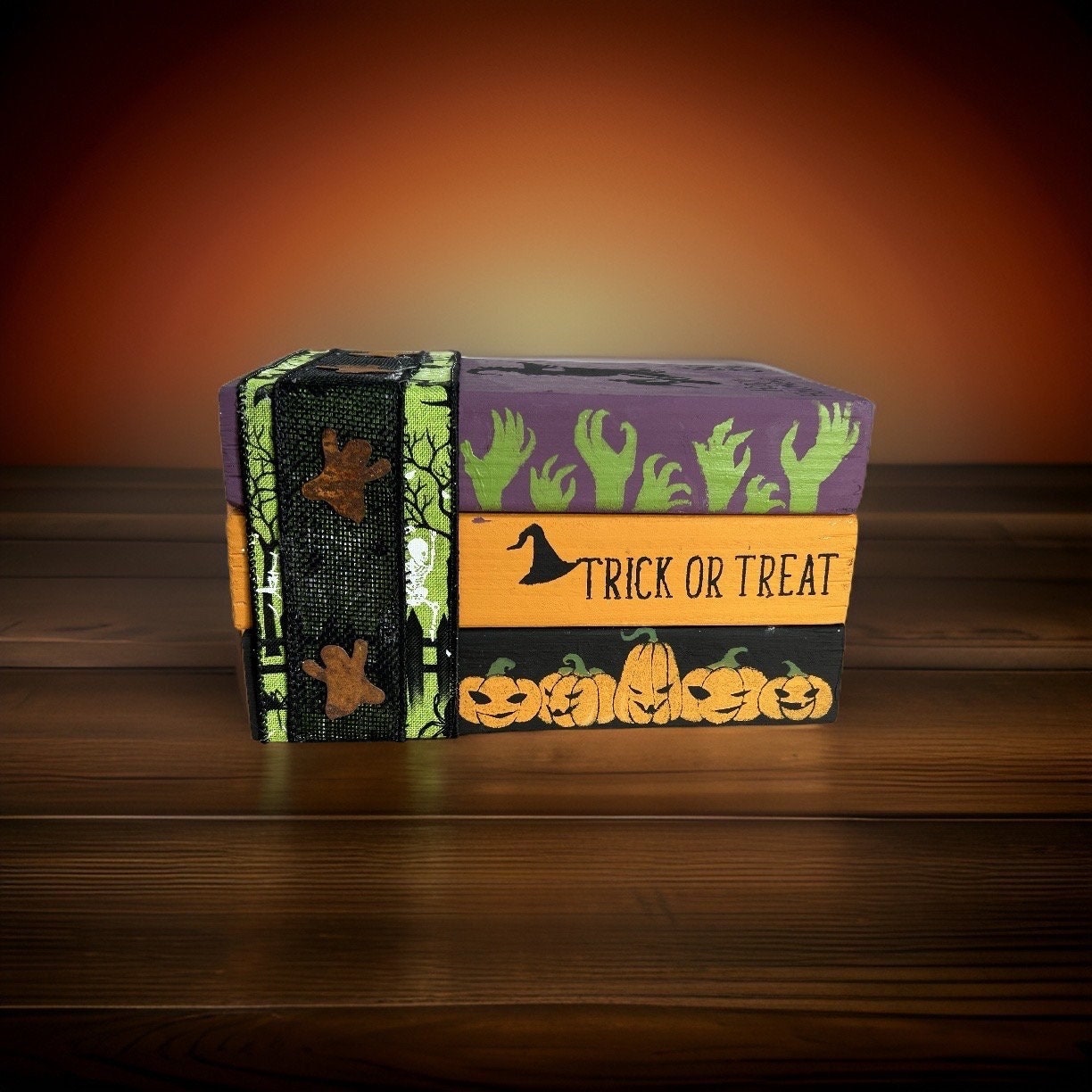 Halloween Wood Books