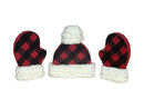 Winter Hat & Mitten Wood Block Sets / Winter Wood Blocks / Shelf Sitter / Tiered Tray Decor