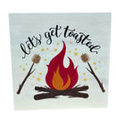 Let’s Get Toasted Sign / Camp Decor / Marshmallow Sign