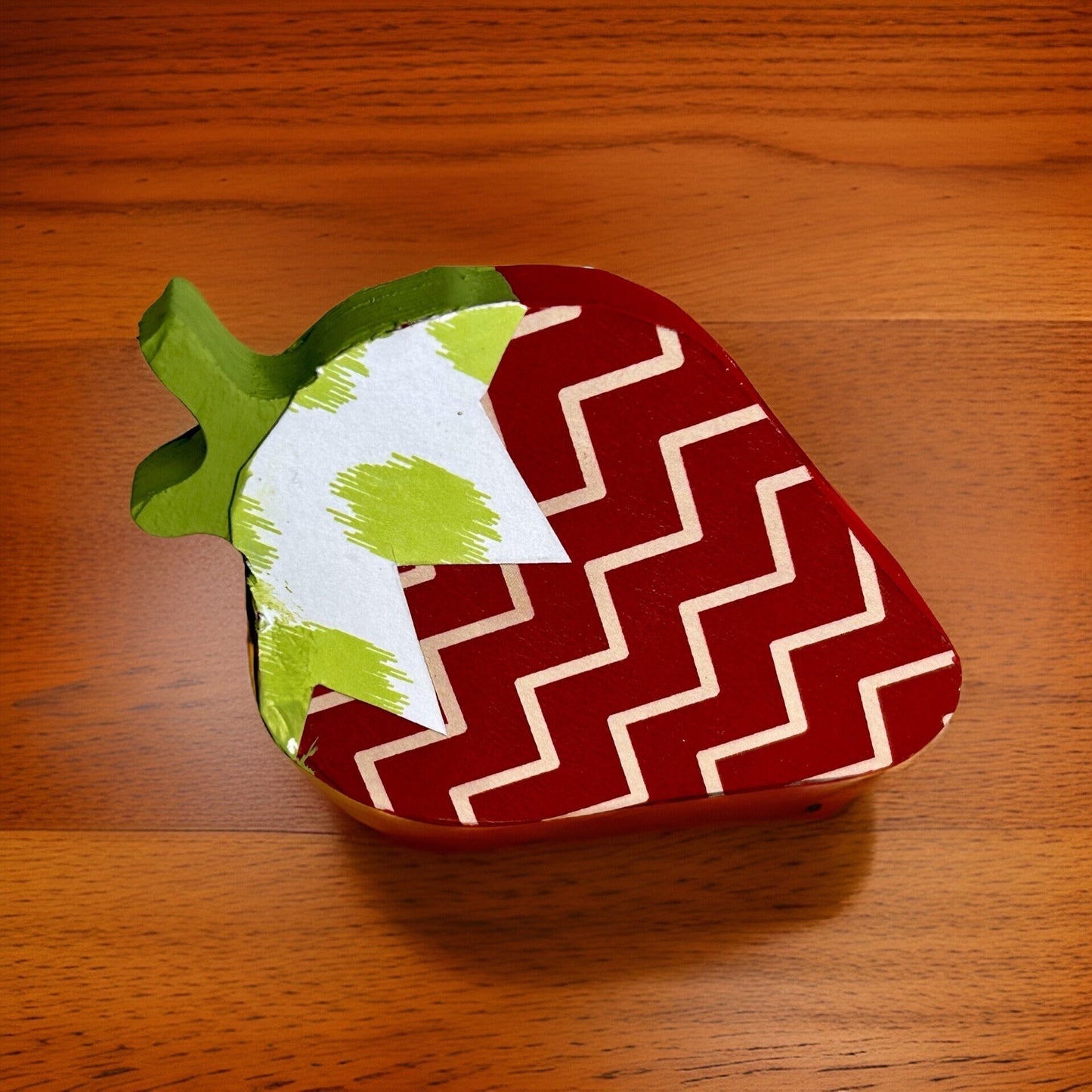 Wooden strawberry