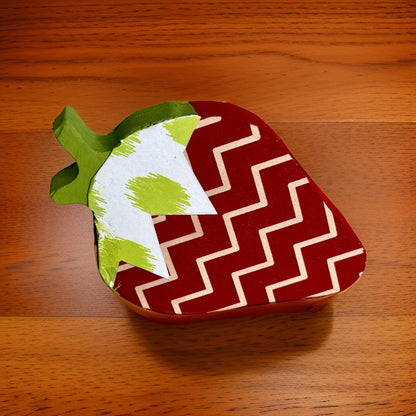 Wooden strawberry