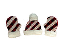 Winter Hat & Mitten Wood Block Sets / Winter Wood Blocks / Shelf Sitter / Tiered Tray Decor