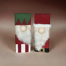 Christmas Gnome Wood Blocks / Santa Gnome / Elf Gnome