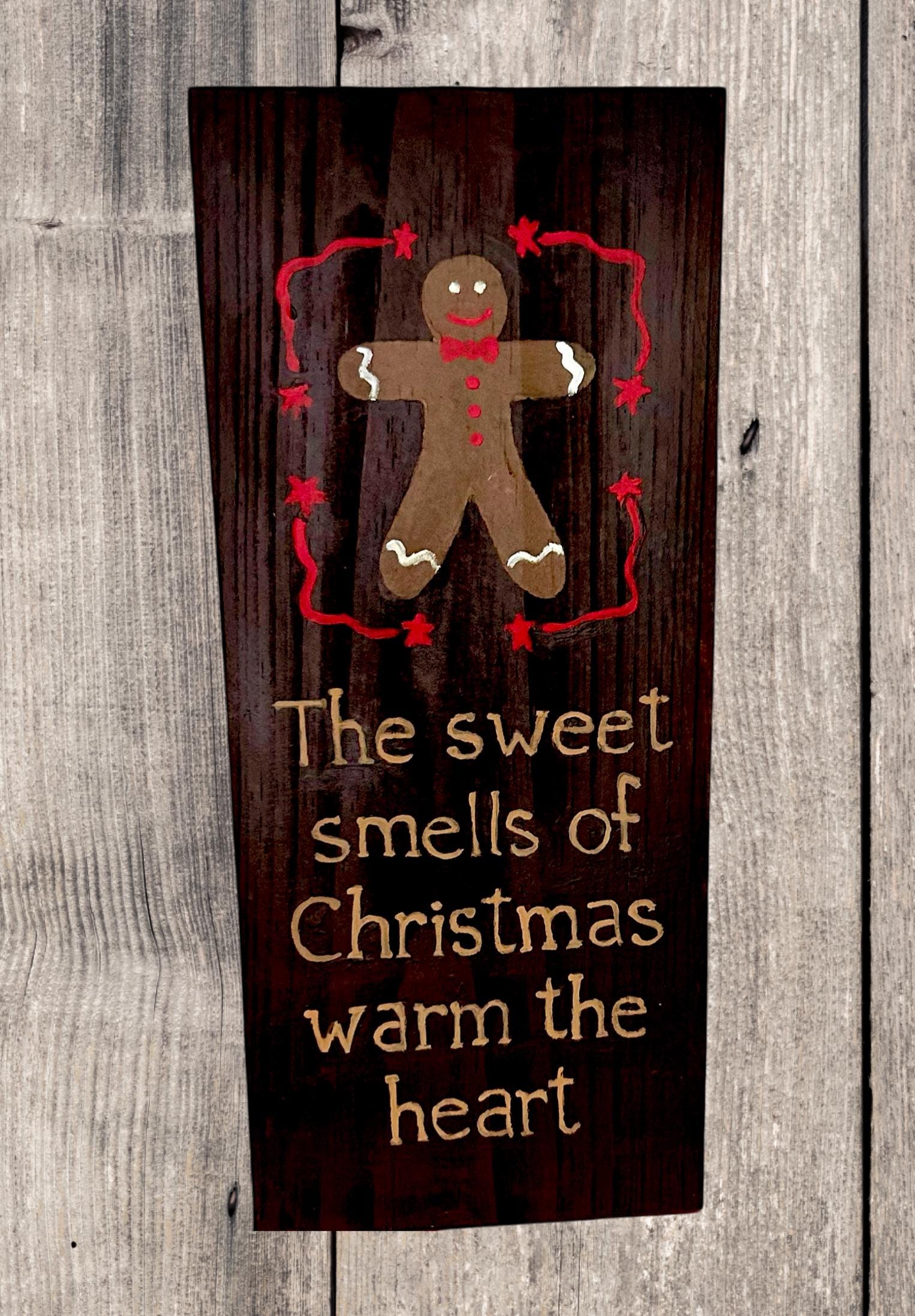 Gingerbread Man Christmas Sign