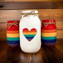 Rainbow Mason Jars