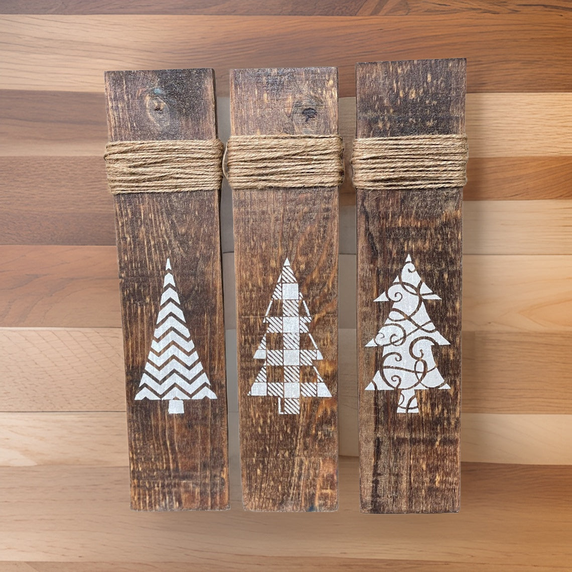 Rustic Christmas Tree Signs