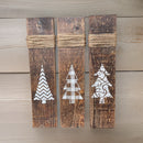 Rustic Christmas Tree Signs