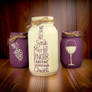 Wine Mason Jars