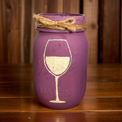 Wine Mason Jars