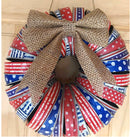 Americana Mason Jar Ring Wreath