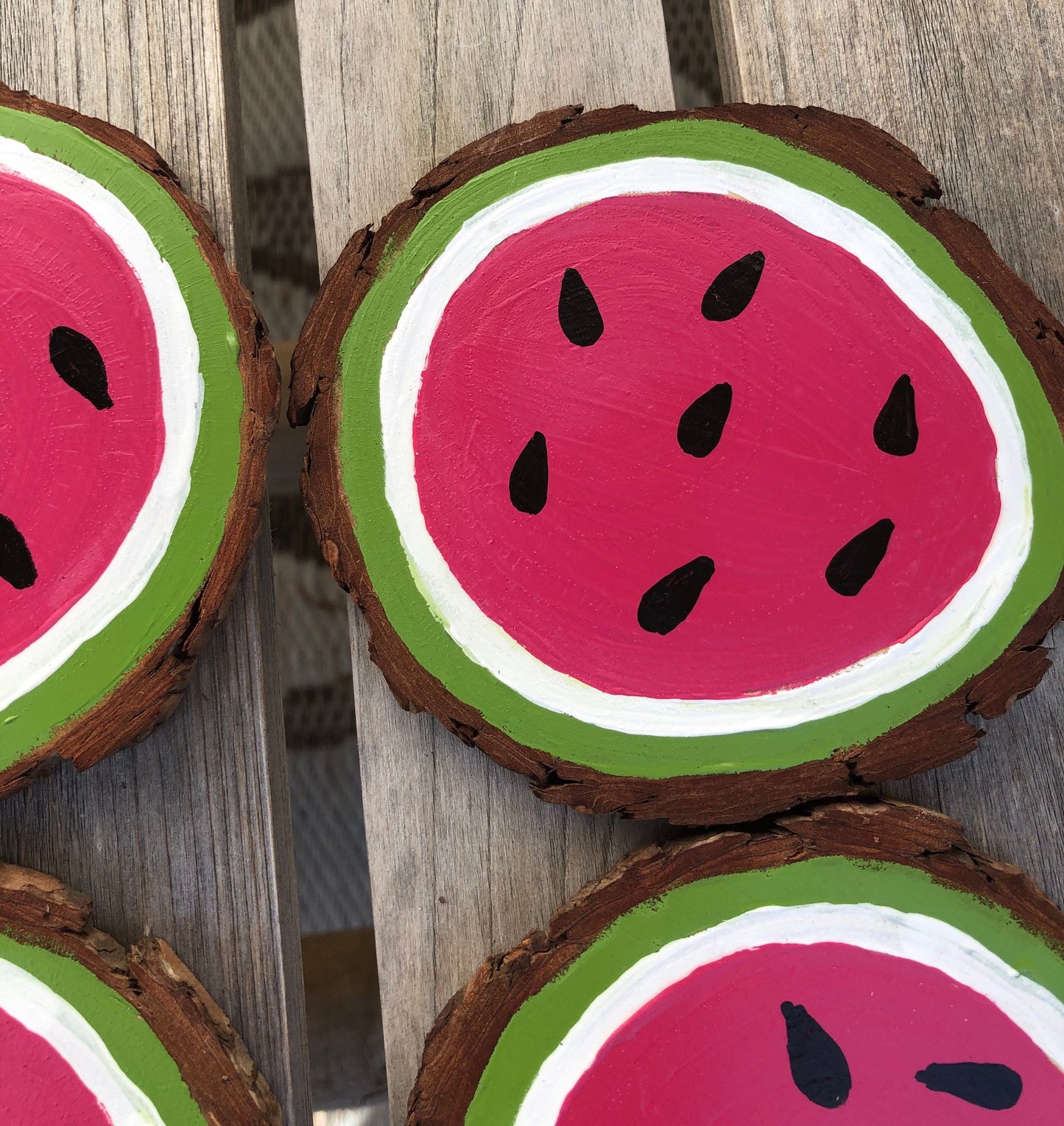 Watermelon Wooden Coasters