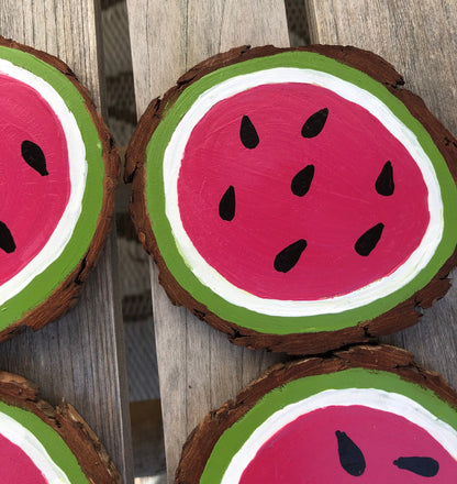 Watermelon Wooden Coasters