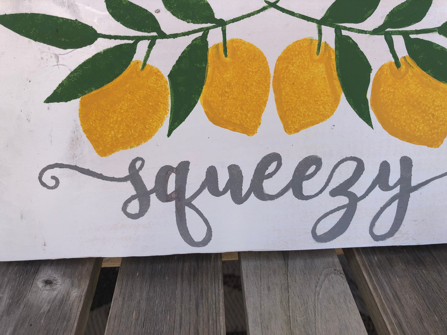 Lemon Wall Sign