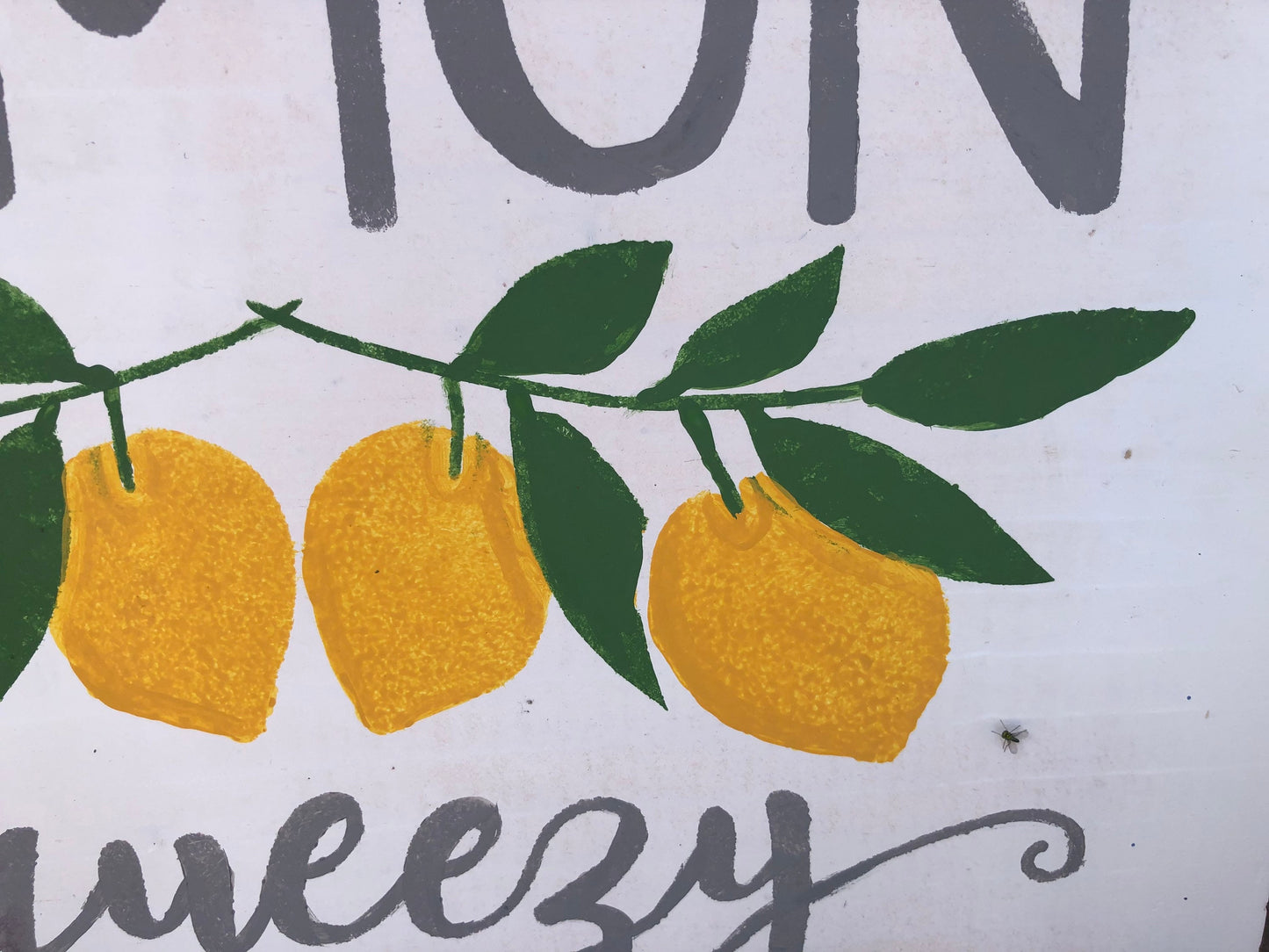 Lemon Wall Sign