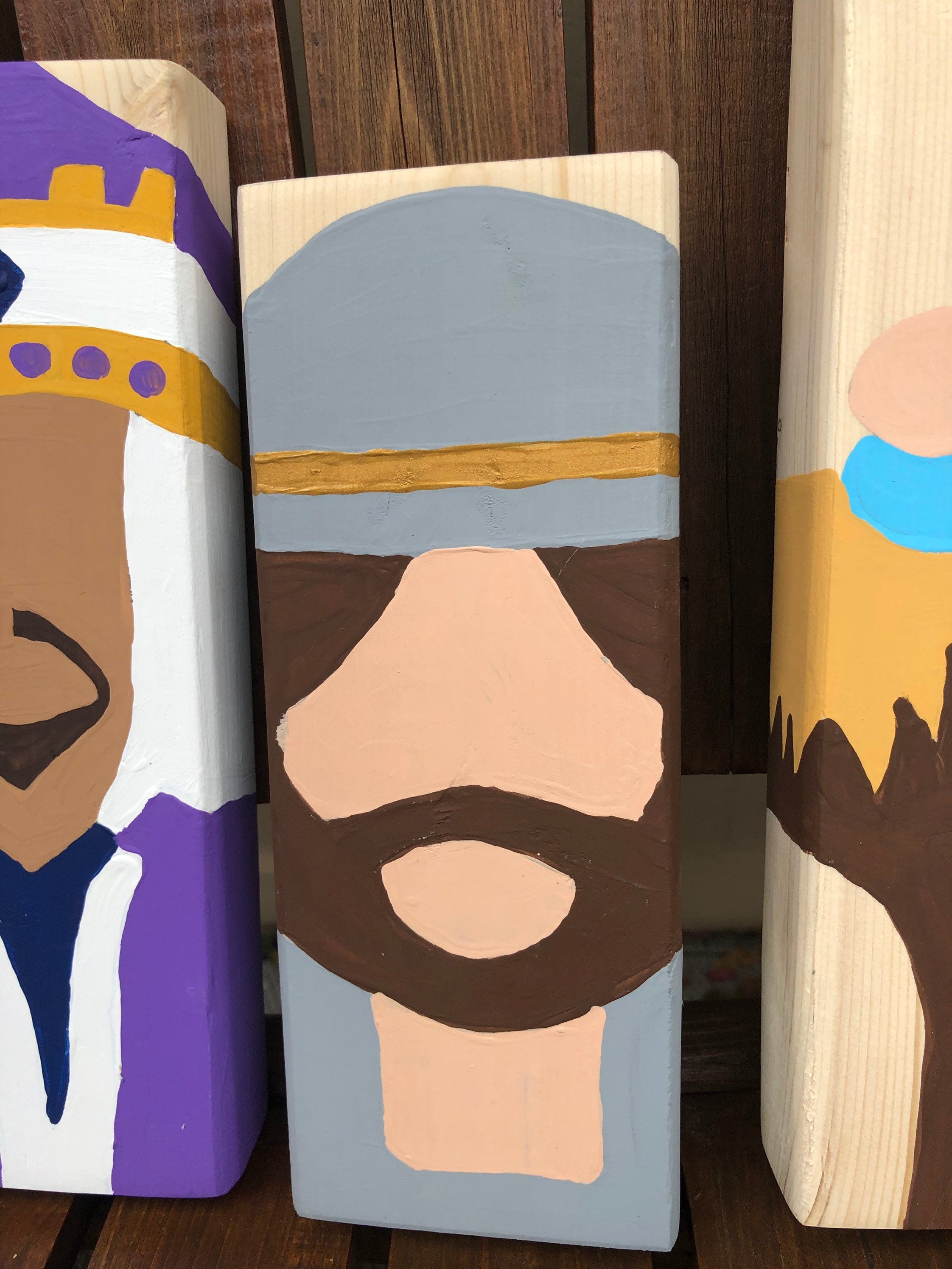 Christmas Nativity Wood Blocks