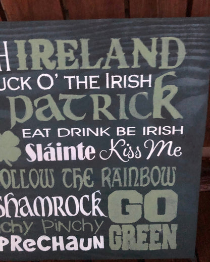 St Patrick's Day Wall Sign