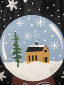 Winter Snow Globe Wall Sign