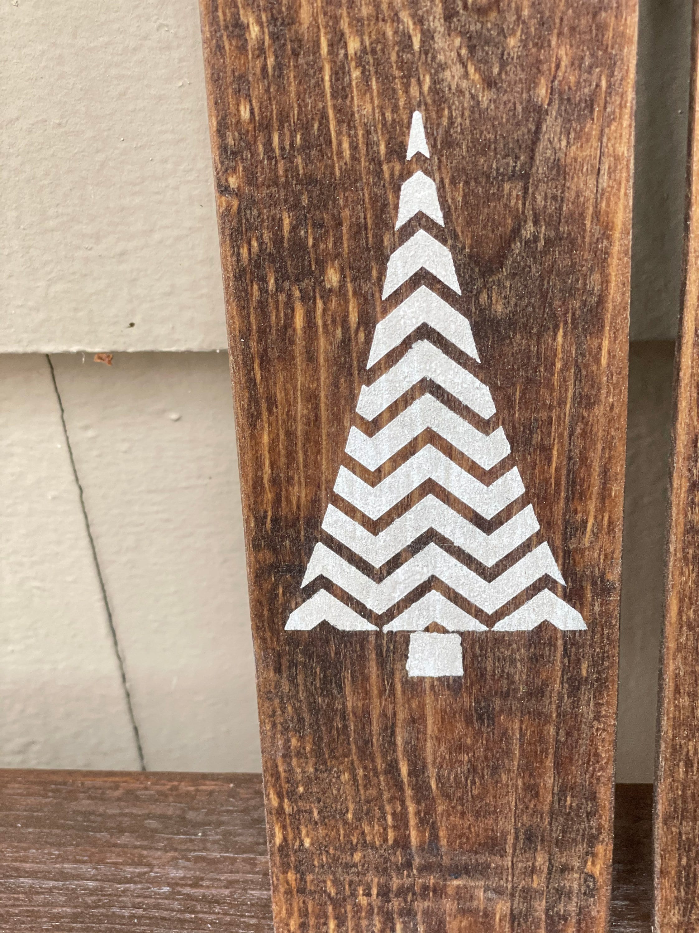 Rustic Christmas Tree Signs