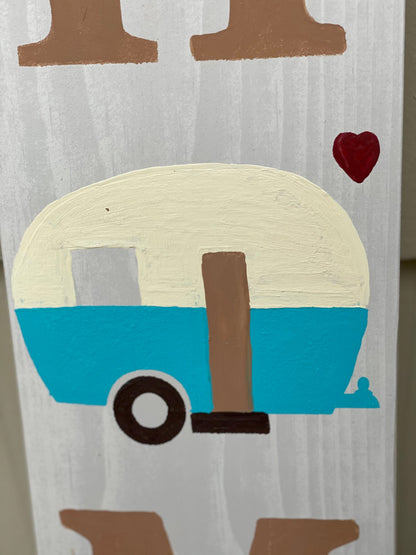 Camper Home Porch Sign