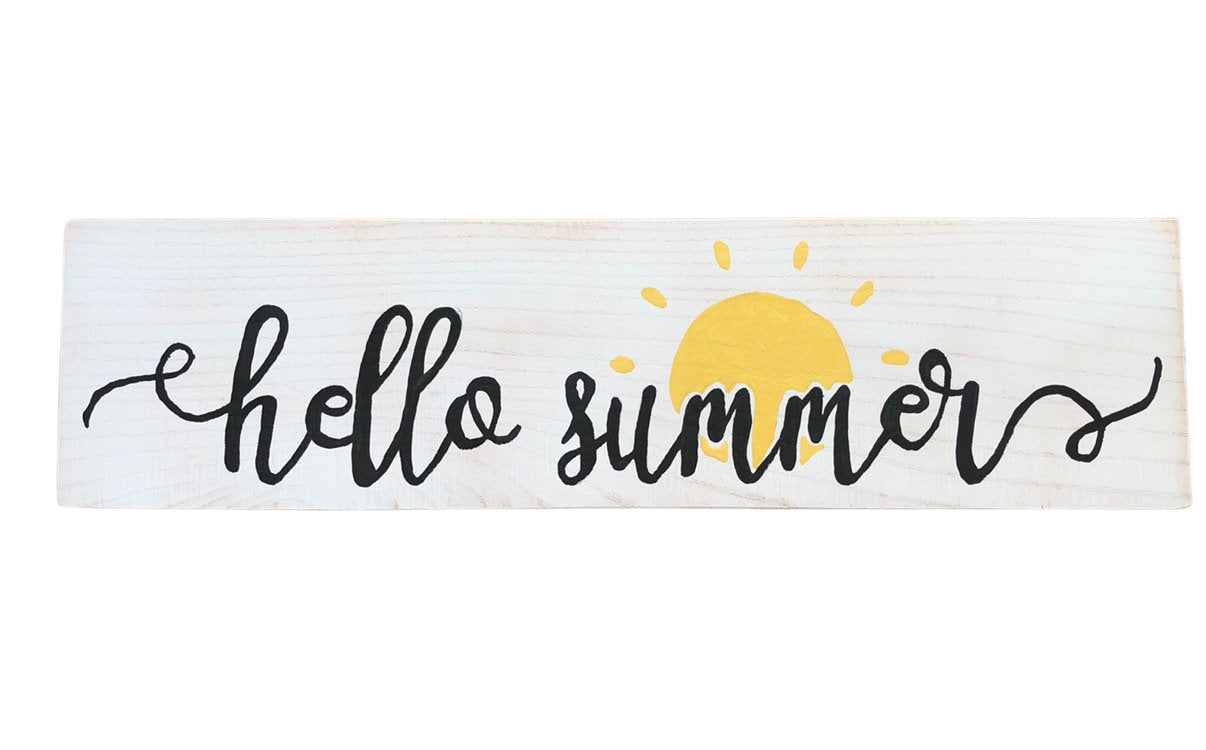 Hello Summer Wall Sign