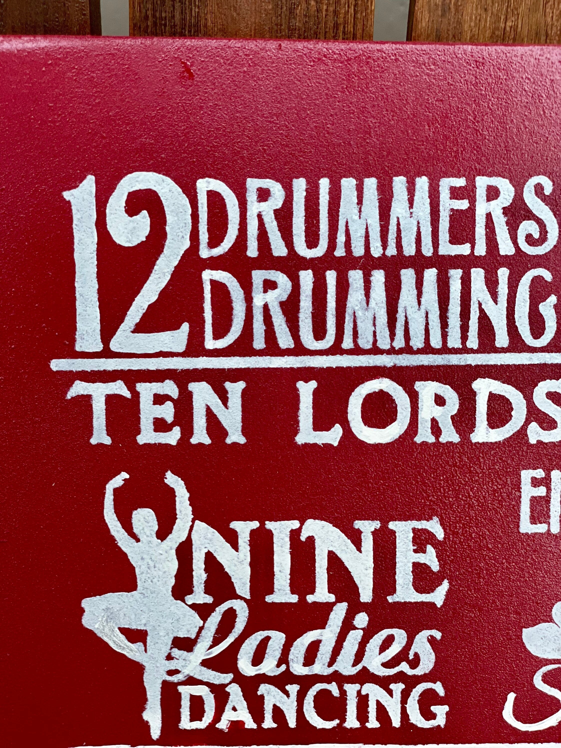 12 Days of Christmas Sign