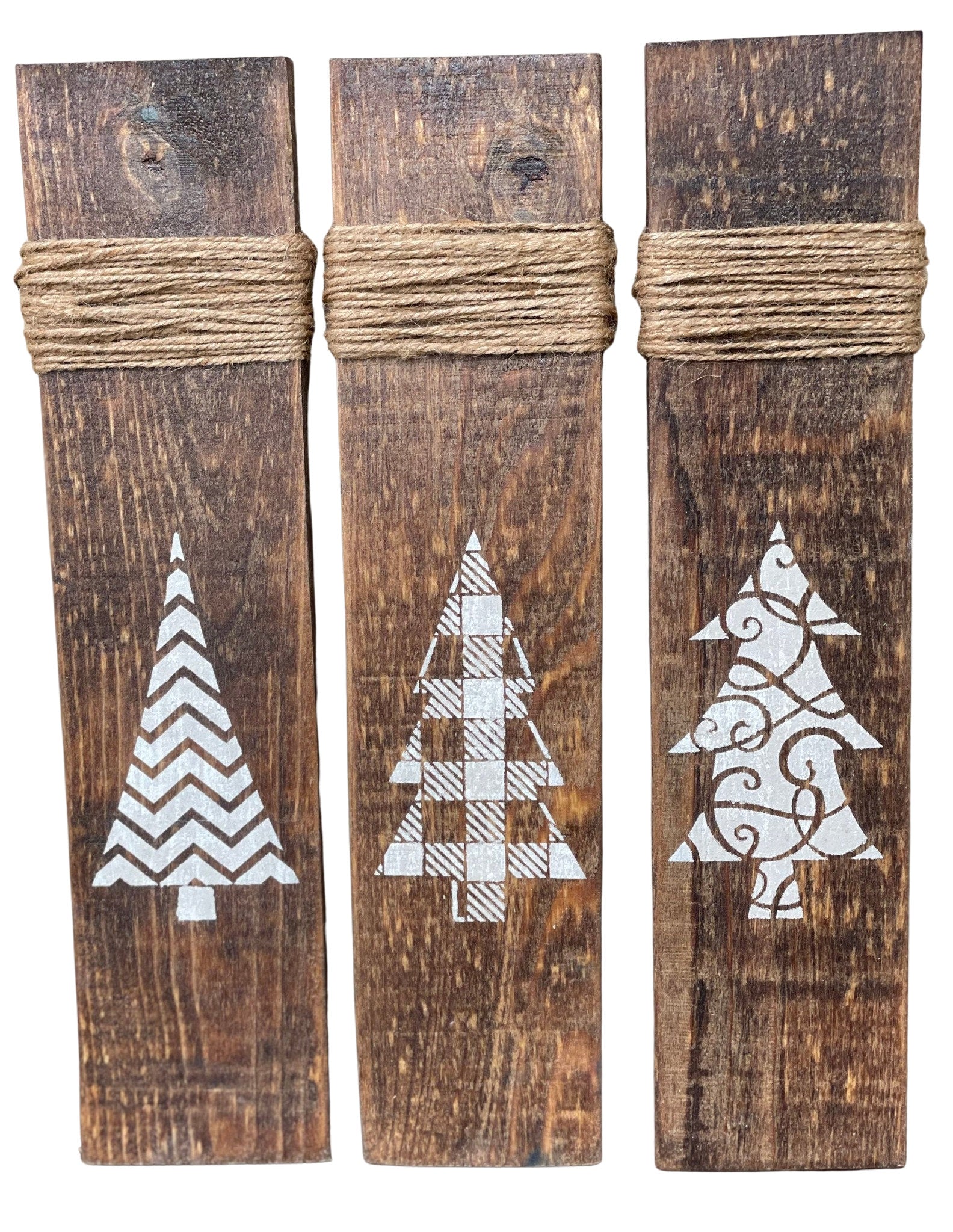 Rustic Christmas Tree Signs