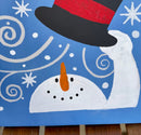 Believe in the Magic Snowman Wall Sign