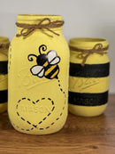 Bee Mason Jars