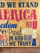 America Subway Art Sign
