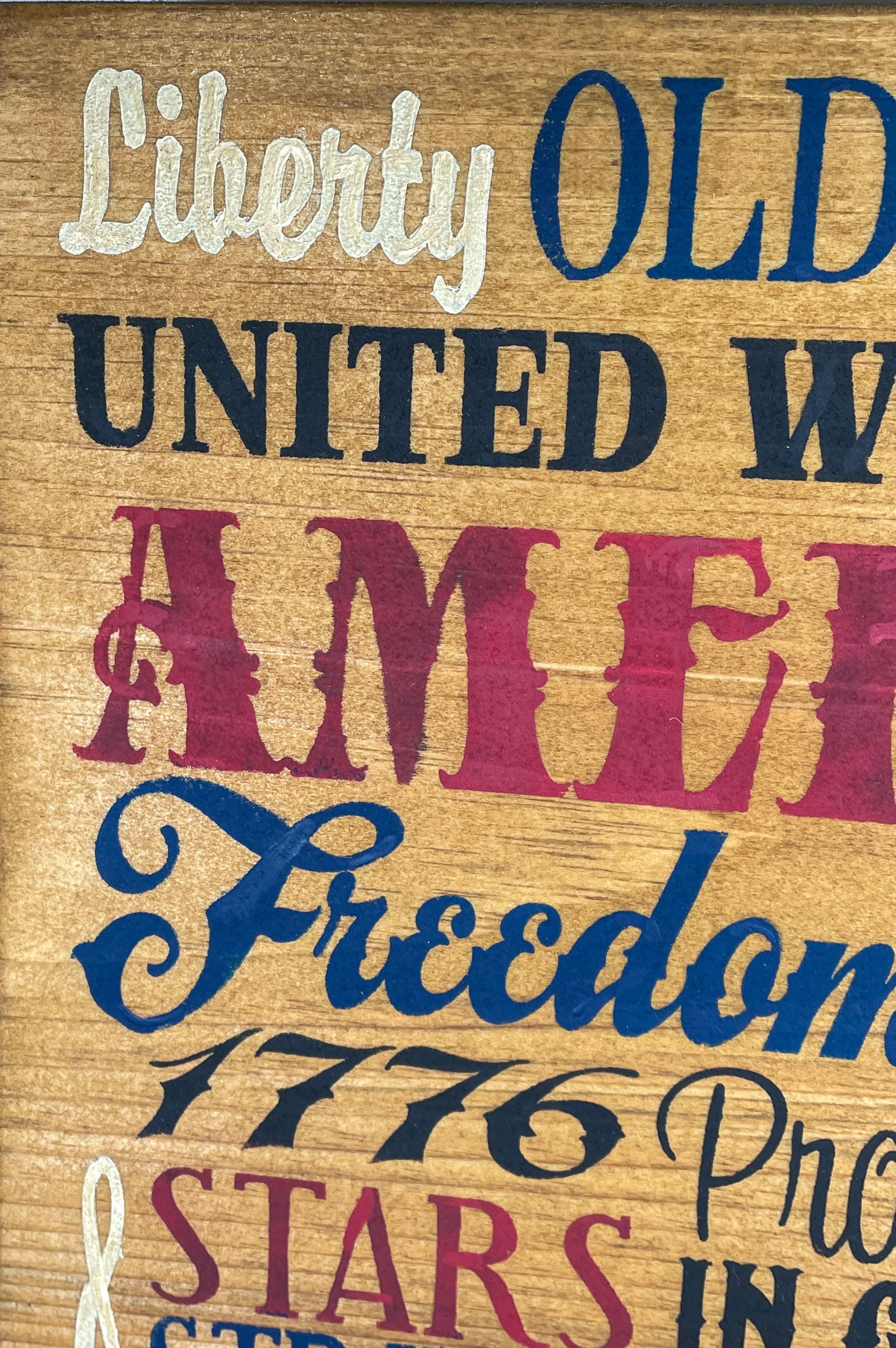 America Subway Art Sign