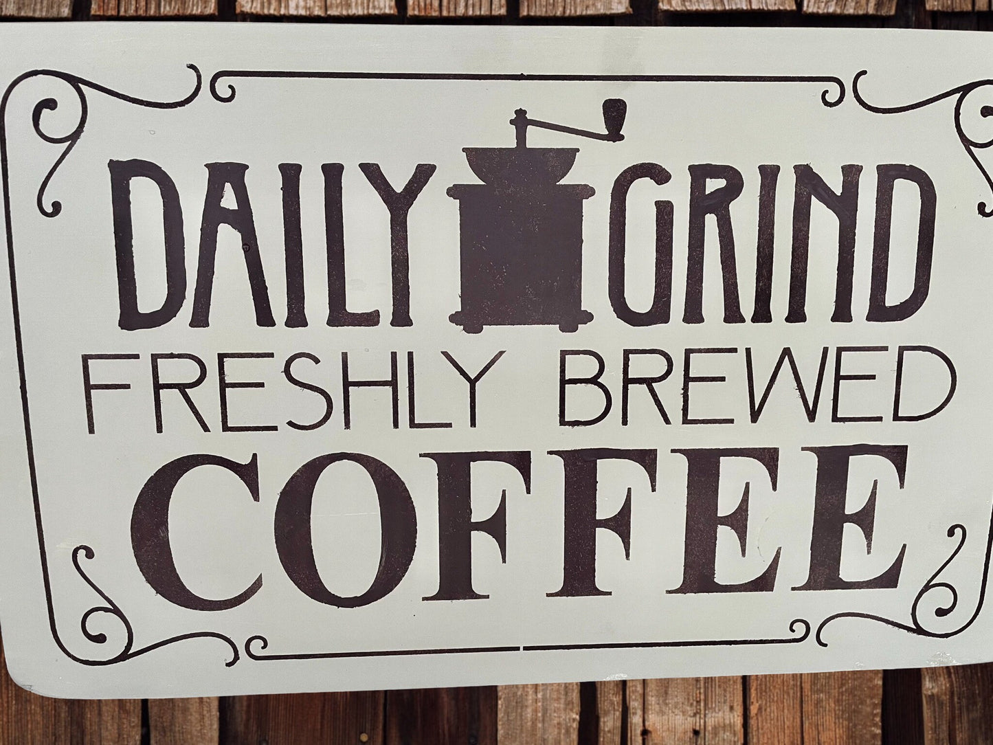 Coffee Farmhouse Wood Sign