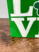 Irish LOVE Shelf Sign