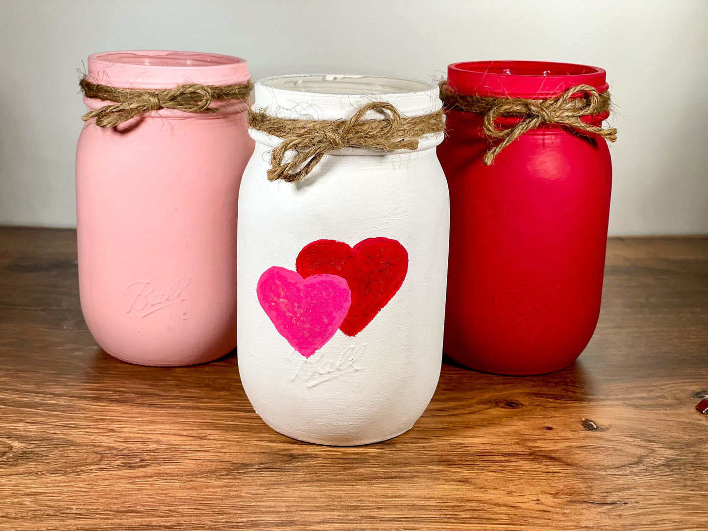 Valentine’s Day Mason Jars