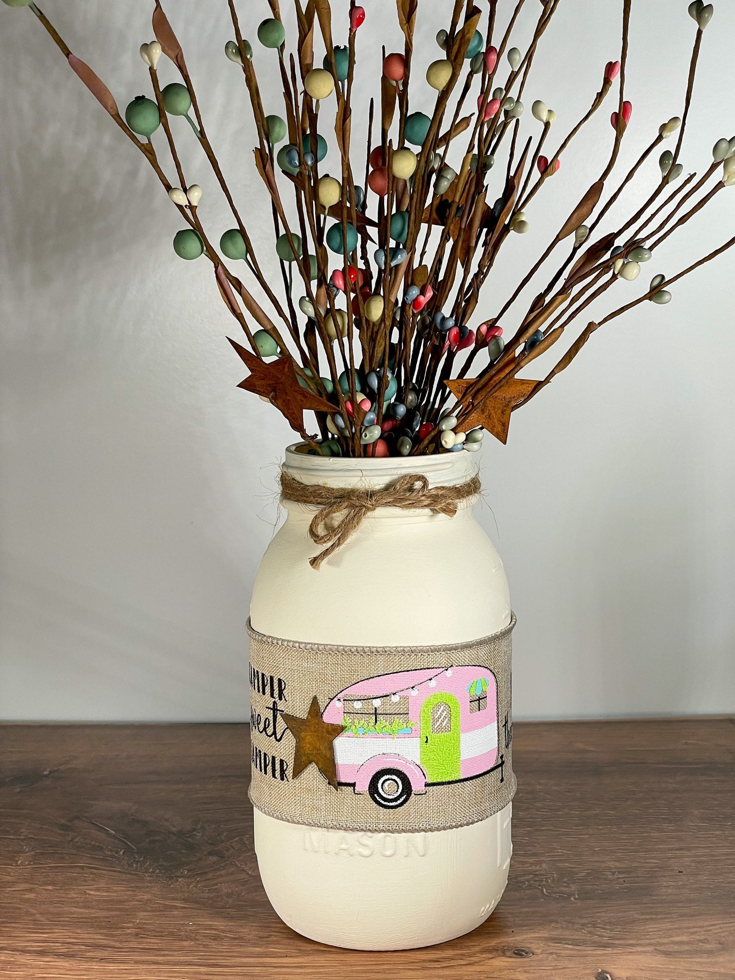 Camper Mason Jar
