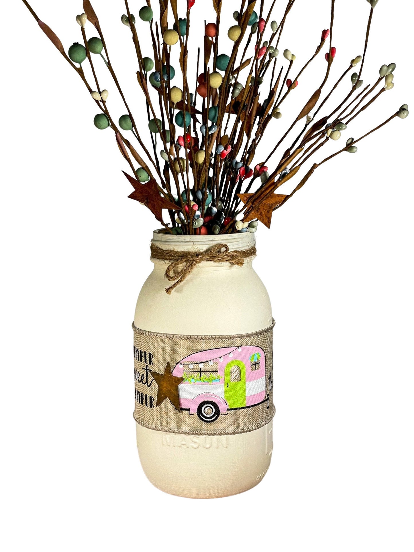 Camper Mason Jar