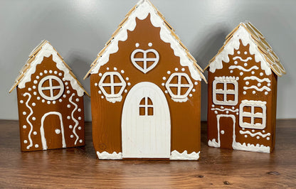 Gingerbread House Wood Blocks
