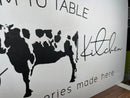 Farm to Table  Kitchen Wall Sign