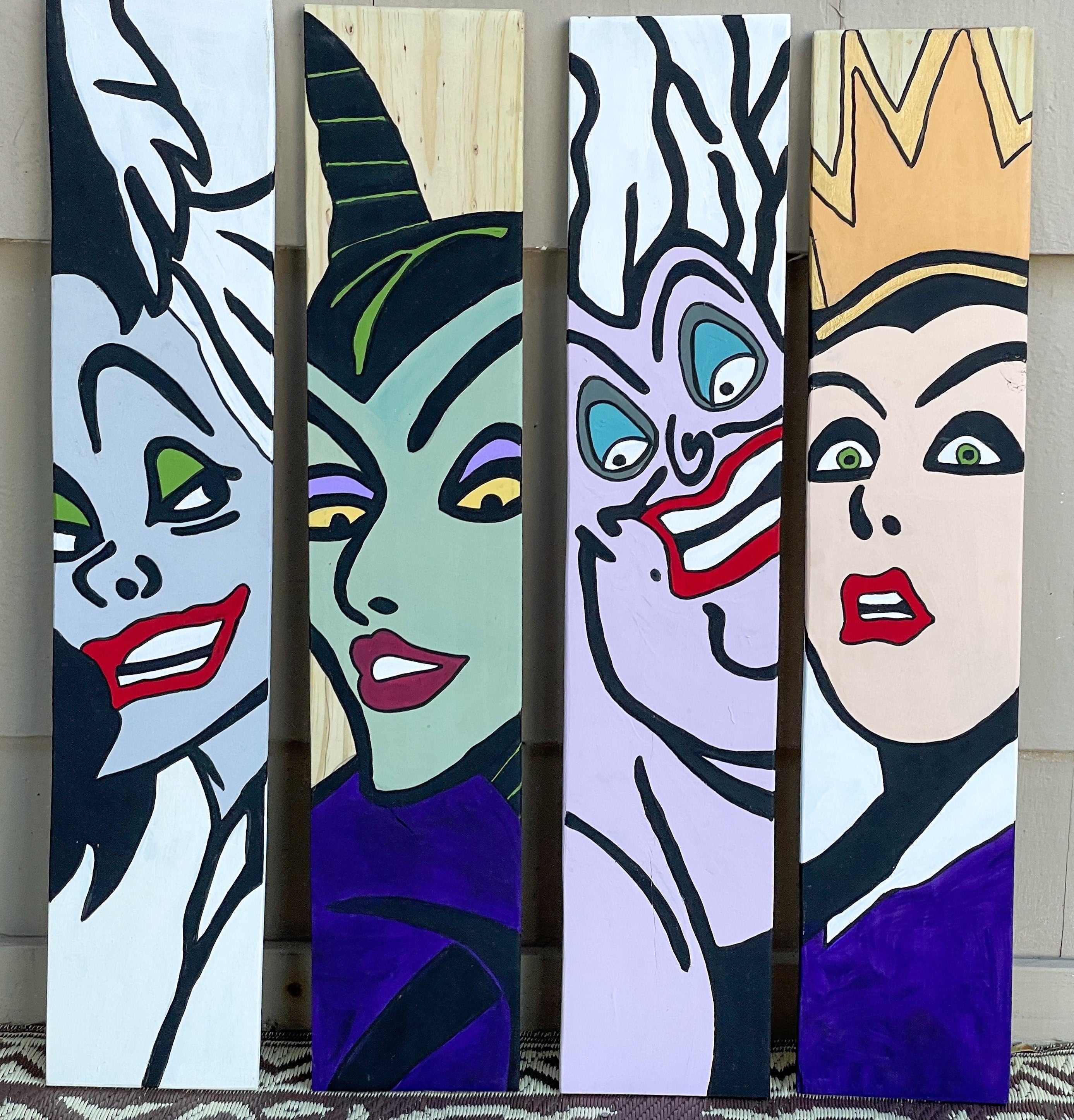 Disney Villain Sign Set