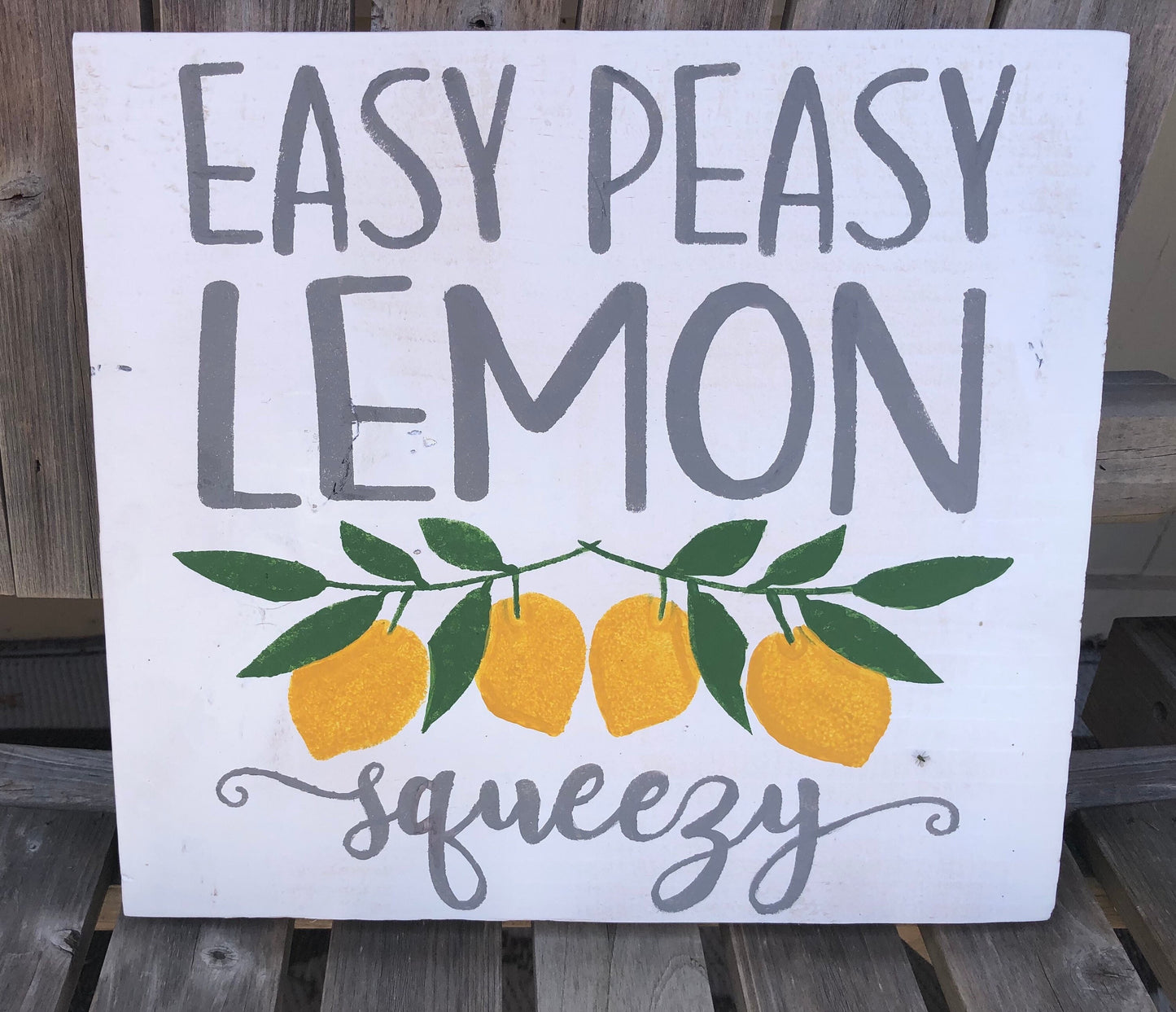 Lemon Wall Sign